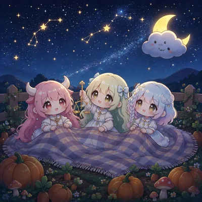 守夜名场面——月亮前面趴着一朵鼓鼓的小云朵:吧唧,吧唧,在偷吃月光!